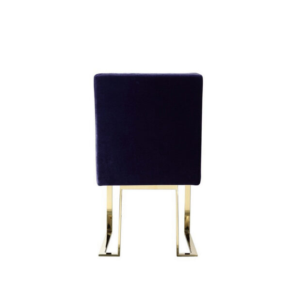 150220266991b48a89906.jpeg Boly 24 Inch Side Dining Chair Set of 2, Navy Blue Velvet, Gold Cantilever
