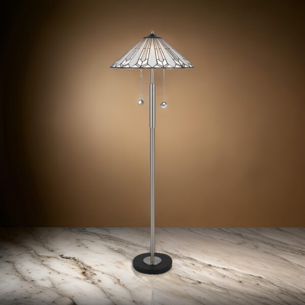 150220266991b50f3c914.jpeg Kio 61 Inch Floor Lamp, Modern Tiffany Style Stained Glass, Silver Metal