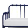150220266991b7ea1588e.jpeg Ziva Daybed with Lift Up Trundle, Navy Blue Metal Frame, Folding Legs