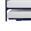 150220266991b7ecc474c.jpeg Ziva Daybed with Lift Up Trundle, Navy Blue Metal Frame, Folding Legs