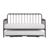 150220266991b8106a48c.jpeg Ziva Daybed with Lift Up Trundle, Dark Bronze Metal Frame, Folding Legs