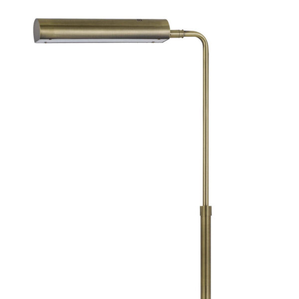 150220266991b864098f8.jpeg Kime 44-58 Inch Floor Lamp, Adjustable Height, LED, Antique Brass Finish