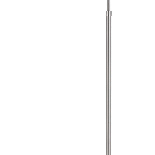 150220266991b889107f4.jpeg Kime 44-58 Inch Floor Lamp, Adjustable Height, LED, Brushed Steel Finish