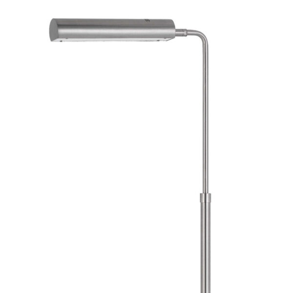 150220266991b88b4577d.jpeg Kime 44-58 Inch Floor Lamp, Adjustable Height, LED, Brushed Steel Finish