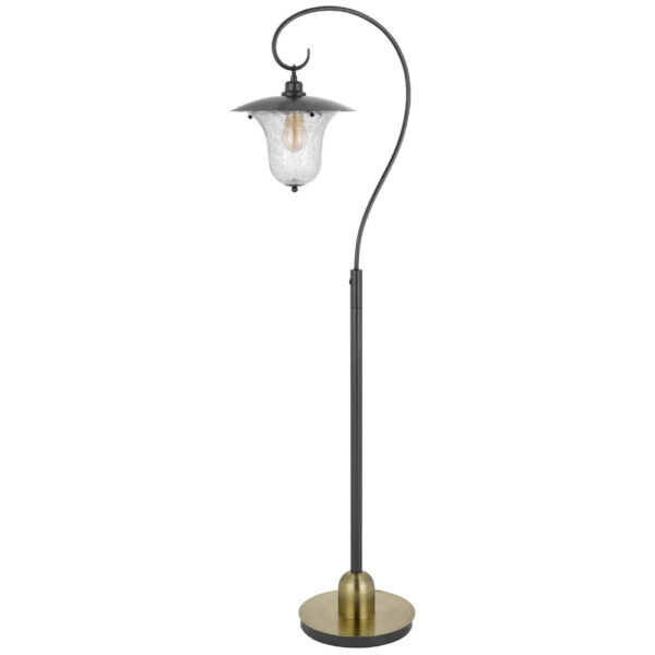150220266991b8f82825f.jpeg Lem 65 Inch Floor Lamp, Classic Lantern, Glass Shade, Bronze Metal Finish