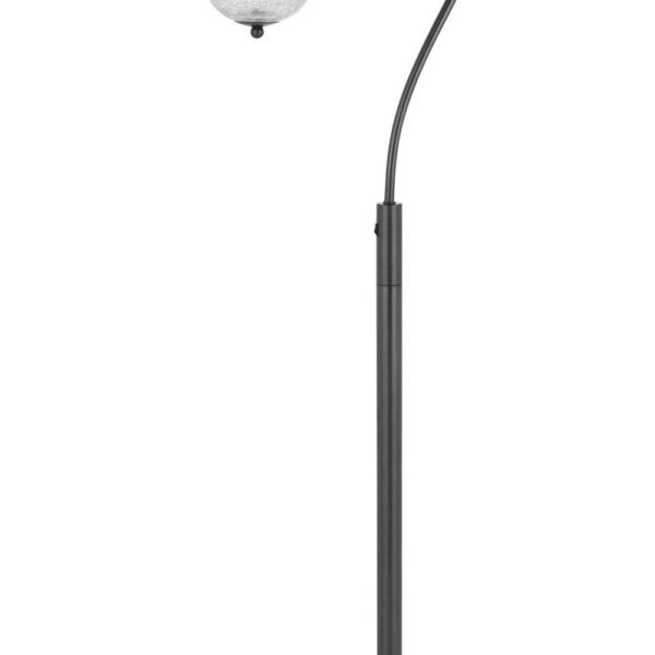150220266991b8fa79ec8.jpeg Lem 65 Inch Floor Lamp, Classic Lantern, Glass Shade, Bronze Metal Finish