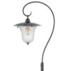 150220266991b8fcc2dda.jpeg Lem 65 Inch Floor Lamp, Classic Lantern, Glass Shade, Bronze Metal Finish