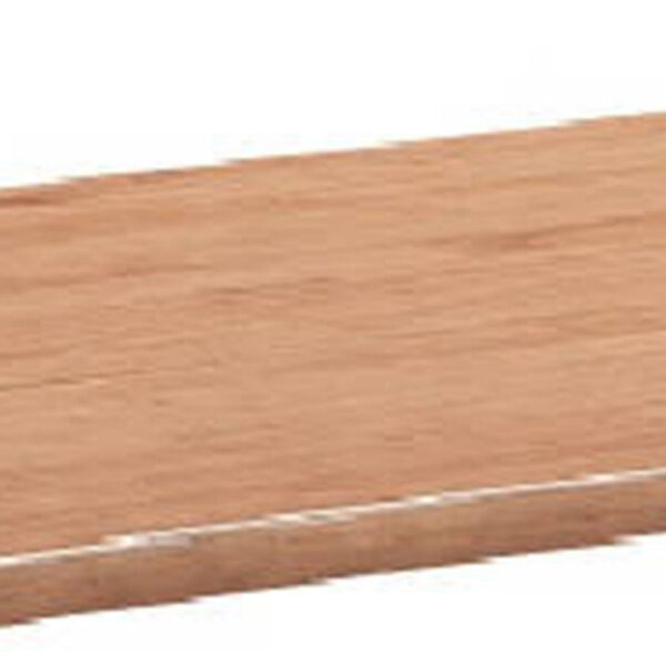 Tina 63 Inch Dining Table, Rectangular, Live Edge Natural Brown Wood