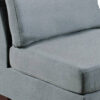 150220266991bab5416e6.jpeg Remy 32 Inch Modular Armless Sofa Chair, Soft Gray Chenille, Solid Wood