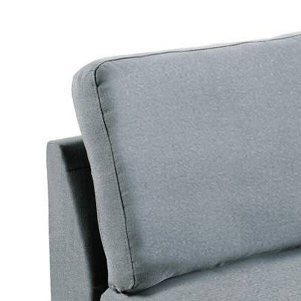 150220266991bab6e6d48.jpeg Remy 32 Inch Modular Armless Sofa Chair, Soft Gray Chenille, Solid Wood