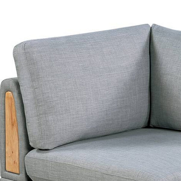 150220266991bc25c87e1.jpeg Gimy 37 Inch Modular Corner Sofa Chair, Light Gray Dorris Fabric, Wood