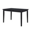 150220266991beeddea20.jpeg Andy 48 Inch Dining Table, 4 Seater, Rectangular Top, Black Solid Wood