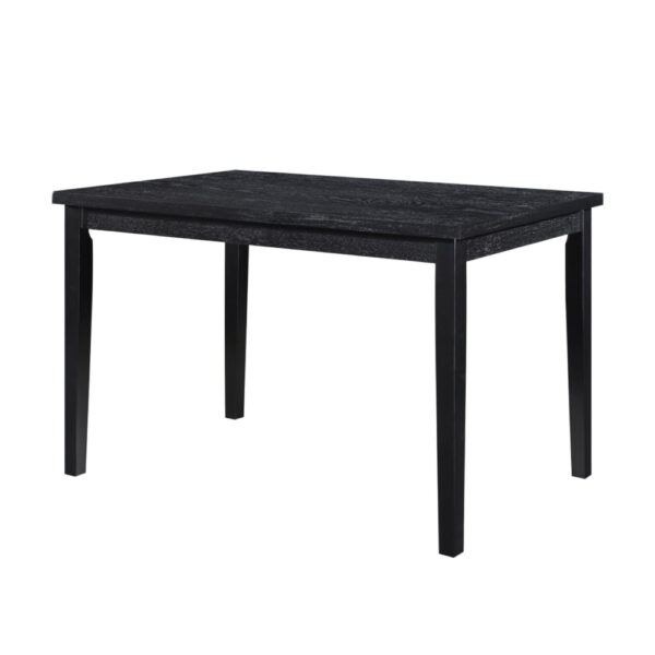 150220266991beeddea20.jpeg Andy 48 Inch Dining Table, 4 Seater, Rectangular Top, Black Solid Wood