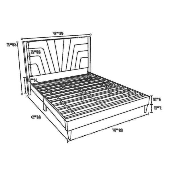 150220266991c04b86351.jpeg Kopa Queen Size Bed with Tufted Headboard, Brown Burlap Upholstery, Wood