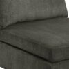 150220266991c0bbf311c.jpeg Remy 37 Inch Modular Armless Chair, Soft Gray Chenille, Solid Pine Wood