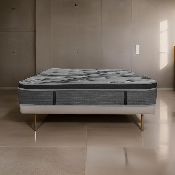 Kavi 14 Inch King Size Mattress, Pocket Coil Hybrid, Memory Foam, Knitted