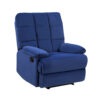 150220266991c31605527.jpeg Patty 36 Inch Manual Recliner Chair, Cushioned, Blue Velvet, Solid Wood