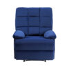 150220266991c31884a98.jpeg Patty 36 Inch Manual Recliner Chair, Cushioned, Blue Velvet, Solid Wood