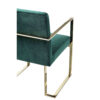 150220266991c749978a5.jpeg Boly 24 Inch Dining Armchair, Cushioned Green Velvet Seat, Gold Cantilever