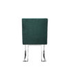 150220266991cab47770e.jpeg Boly 19 Inch Dining Chair, Set of 2, Green Velvet, Foam, Chrome Steel Base