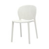 150220266991cce641efd.jpeg Gyna 14 Inch Kids Side Chairs, Set of 4, Round Dotted Backrest, Armless, White