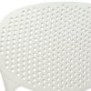 150220266991cceae135a.jpeg Gyna 14 Inch Kids Side Chairs, Set of 4, Round Dotted Backrest, Armless, White