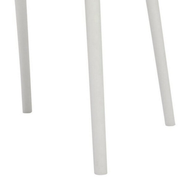 150220266991cced55526.jpeg Gyna 14 Inch Kids Side Chairs, Set of 4, Round Dotted Backrest, Armless, White