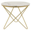 150220266991ce60e6f46.jpeg 24 Inch Modern Plant Stand Side Table, Round Marble Display, Gold Metal