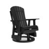 150220266991cf5bc4cc1.jpeg Sami 31 Inch Outdoor Swivel Glider Chair, Slatted, Adirondack, Black Finish