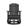 150220266991cf5d7b1b5.jpeg Sami 31 Inch Outdoor Swivel Glider Chair, Slatted, Adirondack, Black Finish