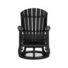 150220266991cf60daa17.jpeg Sami 31 Inch Outdoor Swivel Glider Chair, Slatted, Adirondack, Black Finish