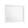 Zavi 32 x 40 Dresser Mirror, Rectangular Shape, Tempered Glass, White