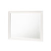 Zavi 32 x 40 Dresser Mirror, Rectangular Shape, Tempered Glass, White