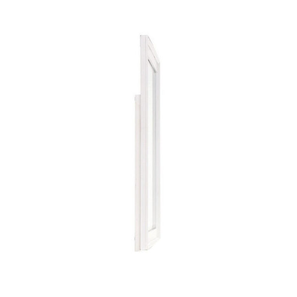 Zavi 32 x 40 Dresser Mirror, Rectangular Shape, Tempered Glass, White