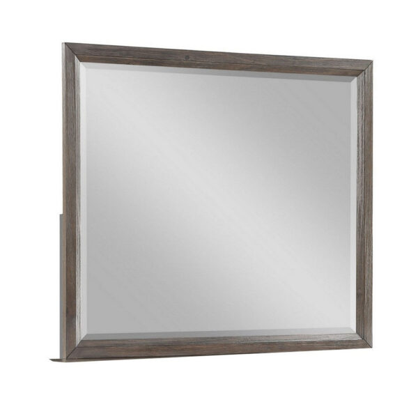 150220266991d2035e78b.jpeg Wali 38 x 44 Dresser Mirror, Beveled, Rectangular Tempered Glass, Gray