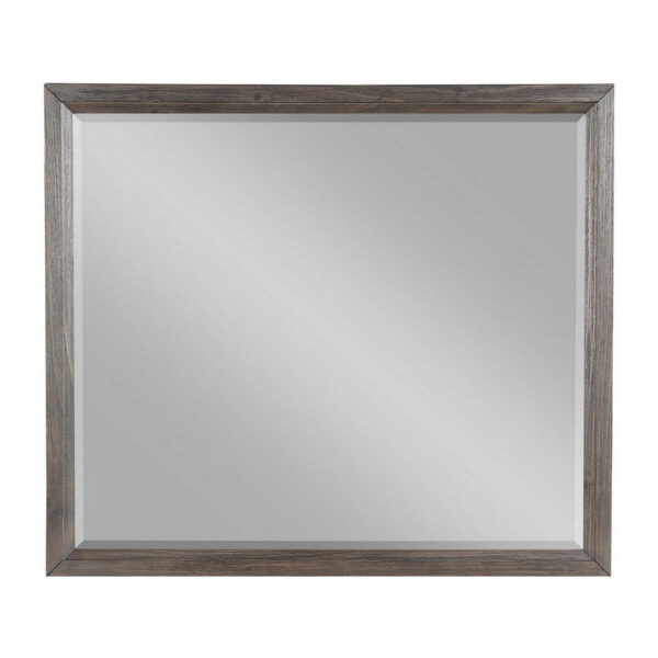 150220266991d204c9d1f.jpeg Wali 38 x 44 Dresser Mirror, Beveled, Rectangular Tempered Glass, Gray