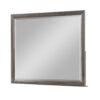 150220266991d20669615.jpeg Wali 38 x 44 Dresser Mirror, Beveled, Rectangular Tempered Glass, Gray