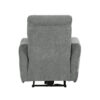 150220266991d5ed46857.jpeg Eddie 38 Inch Power Lay Flat Recliner Chair, Gray Chenille, Power Headrest