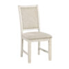 150220266991d6a256234.jpeg Anji 24 Inch Side Dining Chairs Set of 2, Curved Back, Beige Polyester Cushioned Seat
