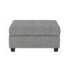 150220266991d6b77bc75.jpeg Aston 33 Inch Ottoman, Light Gray Microfiber, Interior Storage, Solid Wood