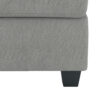 150220266991d6bb39920.jpeg Aston 33 Inch Ottoman, Light Gray Microfiber, Interior Storage, Solid Wood