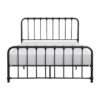 Ethan Full Size Metal Bed, Bronze Spindle Design, Heavy Duty Slat Support