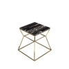 150220266991d97b1c378.jpeg Lio 18 Inch Side End Table, Black Marble Top, Gold Open Hourglass Frame