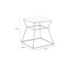 150220266991d97f05ca5.jpeg Lio 18 Inch Side End Table, Black Marble Top, Gold Open Hourglass Frame