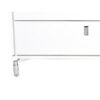 Ida 60 Inch TV Entertainment Console, Drawer, Pull Down Door, White Lacquer