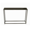 150220266991da97ecb28.jpeg Eme 38 Inch Console Sofa Table, Rectangular Top, Modern Black Metal Frame