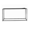 150220266991daa1c1e5a.jpeg Eme 56 Inch Console Sofa Table, Rectangular Top, Modern Black Metal Frame