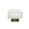 150220266991db52dec4f.jpeg Tola 33 Inch Lounge Chair, Round Frame, White Boucle Fabric, Brass Base