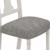 150220266991dc1035ad9.jpeg Sane 19 Inch Dining Side Chair Set of 2, Fiddleback, White Wood, Gray Linen