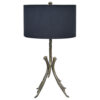 150220266991dc41c61a2.jpeg 31 Inch Modern Table Lamp, Black Drum Shade, Unique Gilt Base Bronze Metal